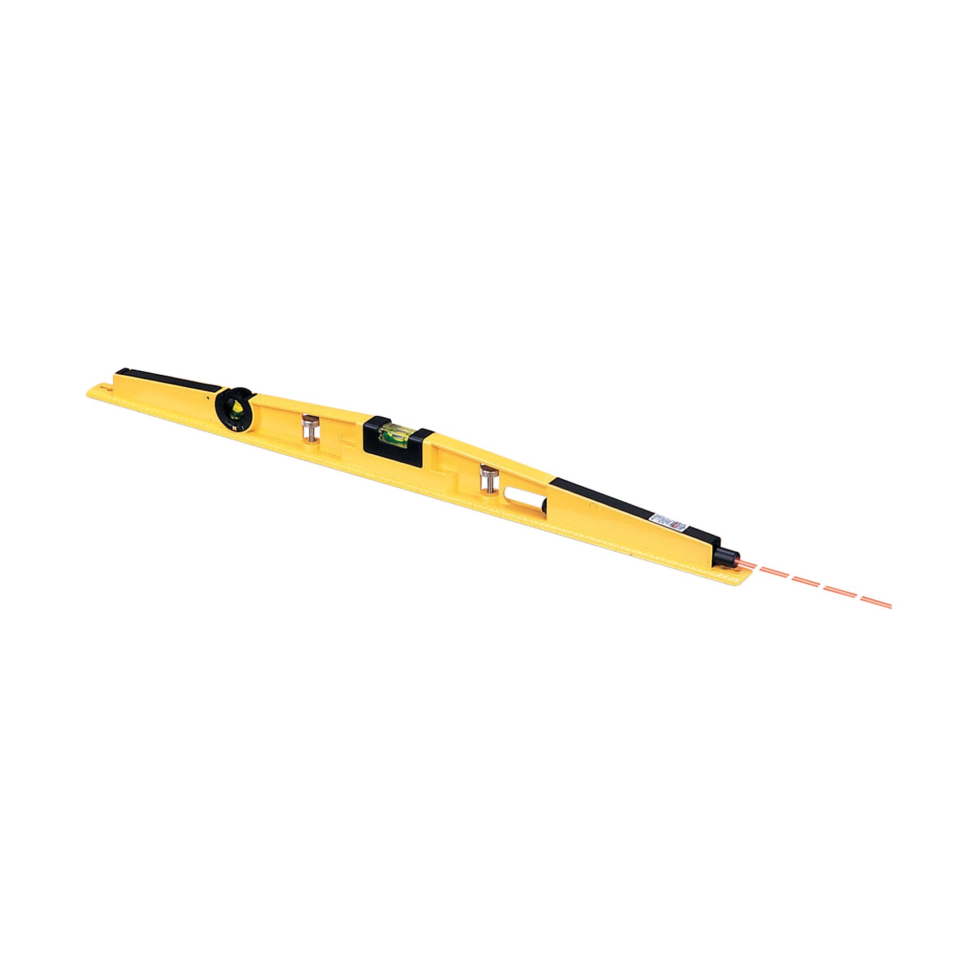 DR. TORPEDO Laser Level With Magnetic Base — 24in. Length, 110ft. Working Range